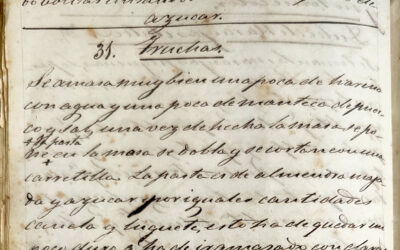 Truchas de almendras, de carne y de tocino