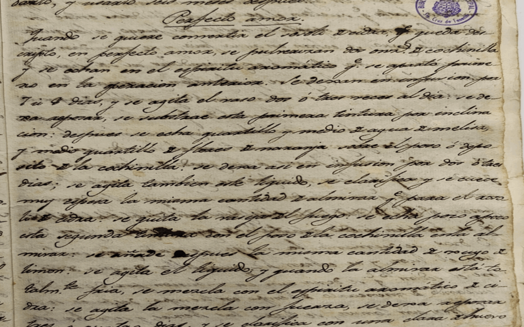 “Perfecto amor”, el licor de Ignacio Vergara